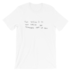 Dont Be Lazy Quote Short-Sleeve Unisex T-Shirt