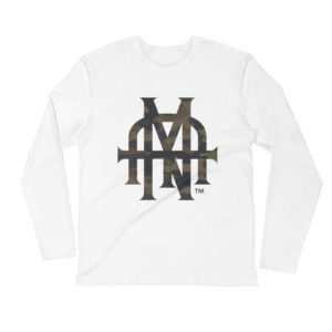 New You Badge Long Sleeve Fitted Crew