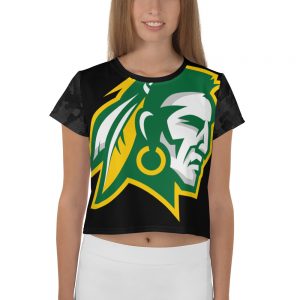 JHS Warriors All-Over Print Crop Tee