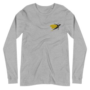 Embroidered Tumble Bees Unisex Long Sleeve Tee